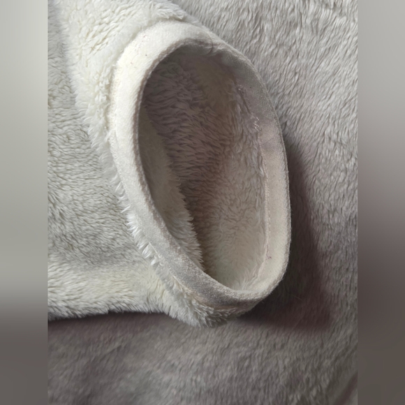 The North Face Osito Fleece Jacket Women's XL   LIKE NEW Off White - Picture 5 of 16